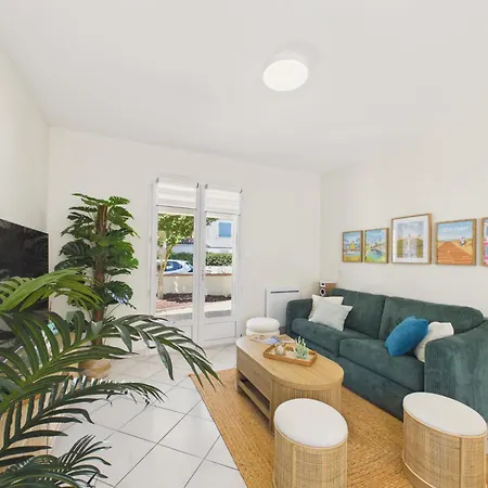 300 M De La Plage, Maison Pour 8 & Bbq Vakantiehuis