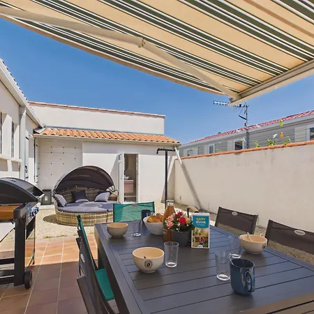 Semesterbostad 300 M De La Plage, Maison Pour 8 & Bbq